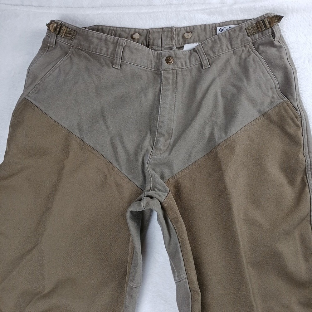 Columbia Canvas Brush Pants Heavyweight Mens 40x32 Brown Tan Hunting‎ Sportswear